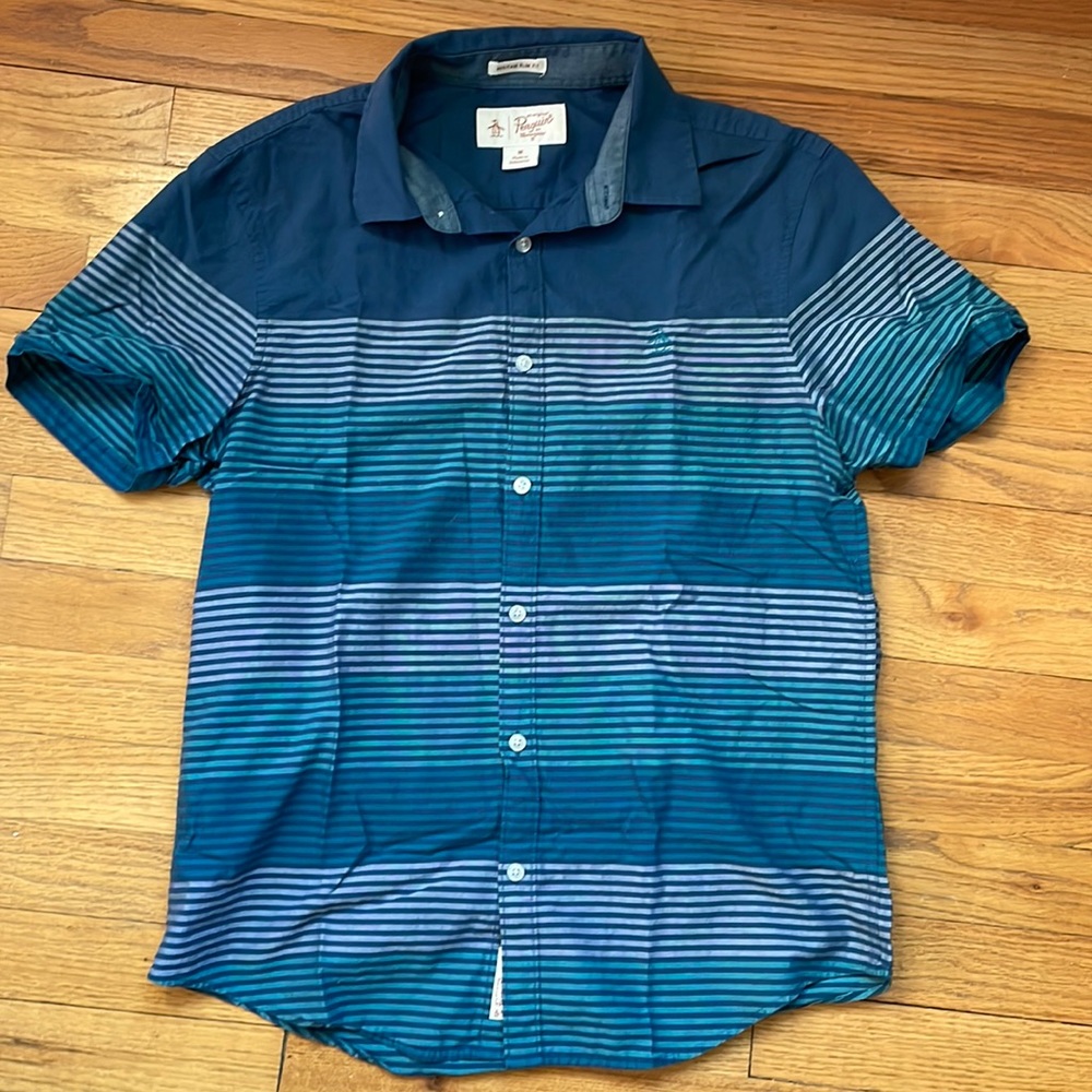 Mens Penguin button up